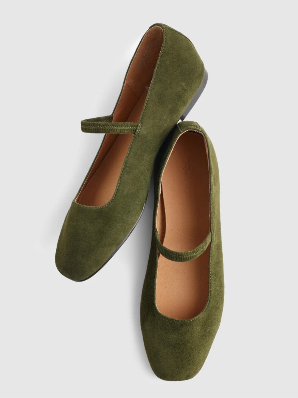 Madewell The Greta Ballet Flat in Loden, Size 6.5